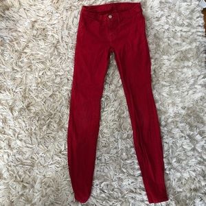 J Brand Red Girls Skinny Jeans